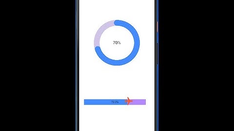 Percent indicator in flutter