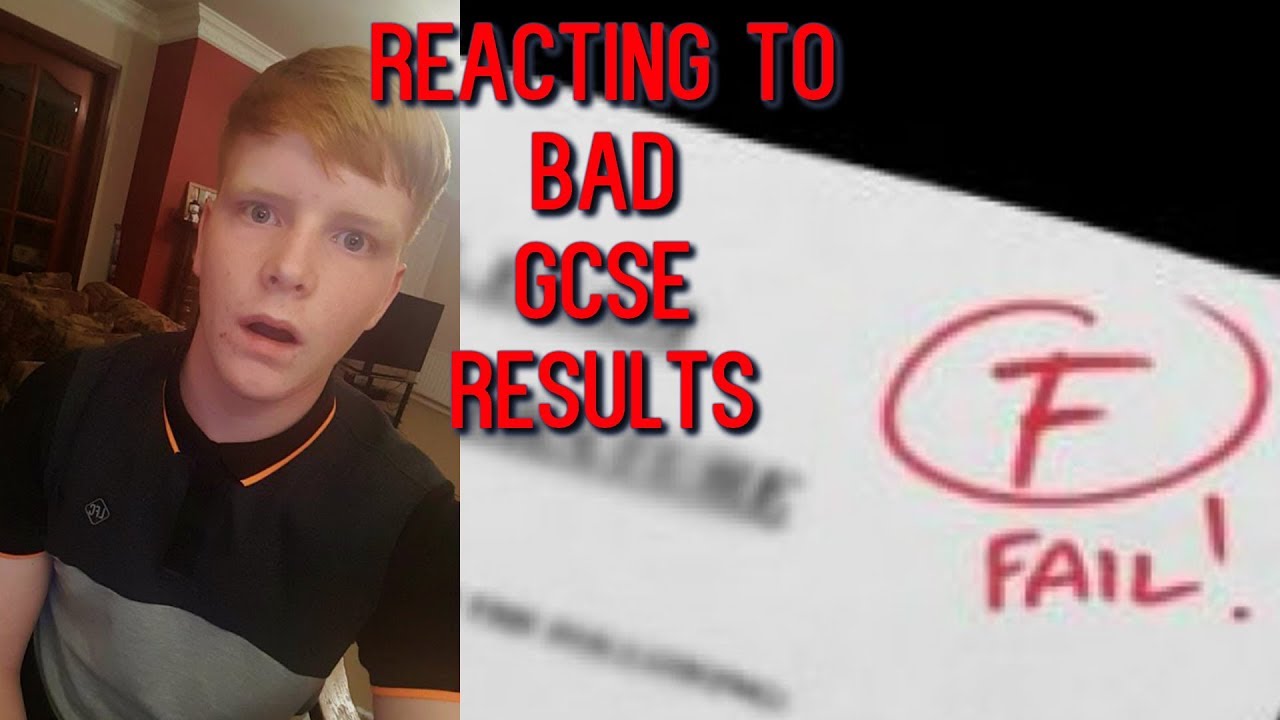 REACTING TO BAD GCSE RESULTS!!! 