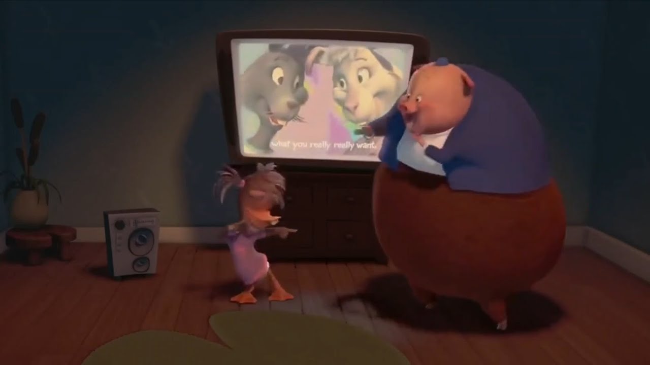 Chicken Little (2005) Abby & Runt Really Really Want Song Scenes - YouTube