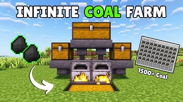 Automatic Coal Generator For Minecraft 1.21.4 | Unlimited Coal Farm in Minecraft