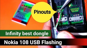 Nokia 108 pinouts (USB) flashing with Infinity best dongle | ZM Lab |In Urdu/Hindi
