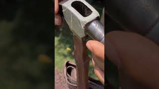 How To Make A Unique Hexagonal Hammer Handle #Woodworking #Craftsmanship