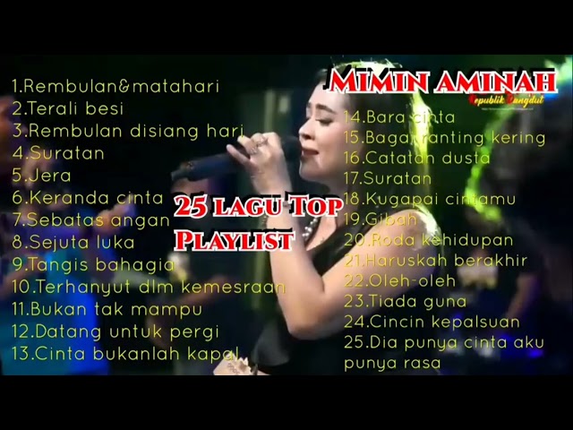 25 lagu top special cover Mimin Aminah 2022 class=