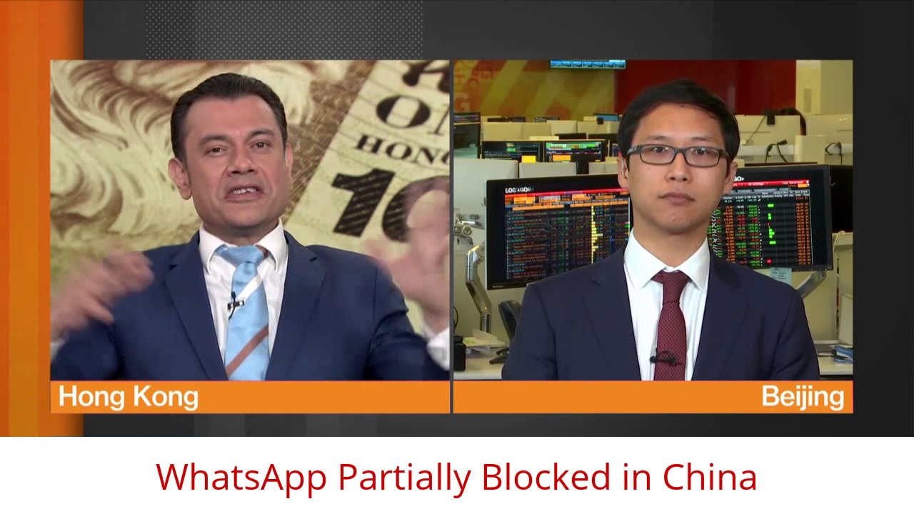 WhatsApp is blocked in China