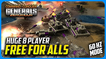 🔴 | C&C Zero Hour 1v1v1v1v1v1v1 MEGA GAMES | Generals livestream