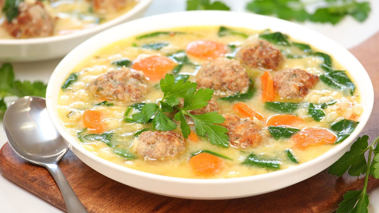 Italian Wedding Soup | Make Ahead + Freezer Meal Recipe | The Domestic Geek