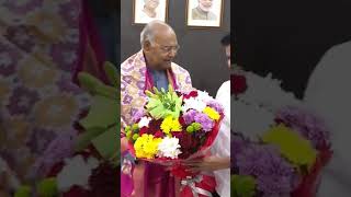 Chief Minister Revanth Reddy met former President Sri Ramnath Kovind Ji at Raj Bhavan in Hyd today. screenshot 4