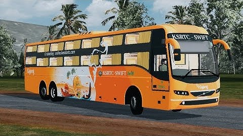 KSRTC SWIFT GAJARAJA Bus Mod In Bus Simulator Indonesia - Bussid Bus Mod - Bussid Car Mod - Bussid