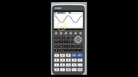 Using the Casio Fx CG50 to model trig functions and solve