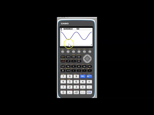 Calcolatrice grafica CASIO FX-CG50 - Angolo di un triangolo con il