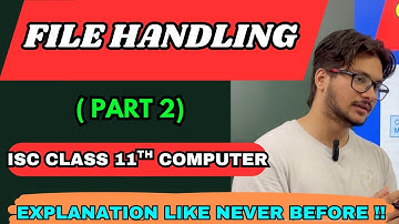 Read and write on .dat file in java file handling ISC class 11 computer | file handling explanation