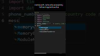 Automate WhatsApp Messages with Python (pywhatkit Tutorial) #pythonshorts #shorts #ytshorts