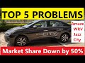 TOP 5 PROBLEMS IN HONDA CARS. CITY, WRV, JAZZ, AMAZE