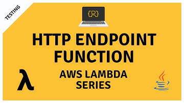 AWS Lambda HTTP Endpoint Function with Java and Maven