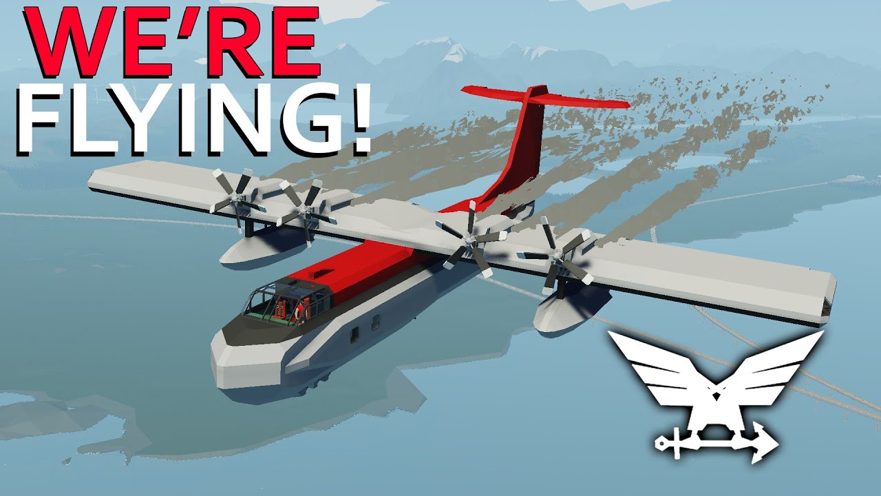 First Takeoff Success! Sea Plane! Stormworks Gameplay Part 7