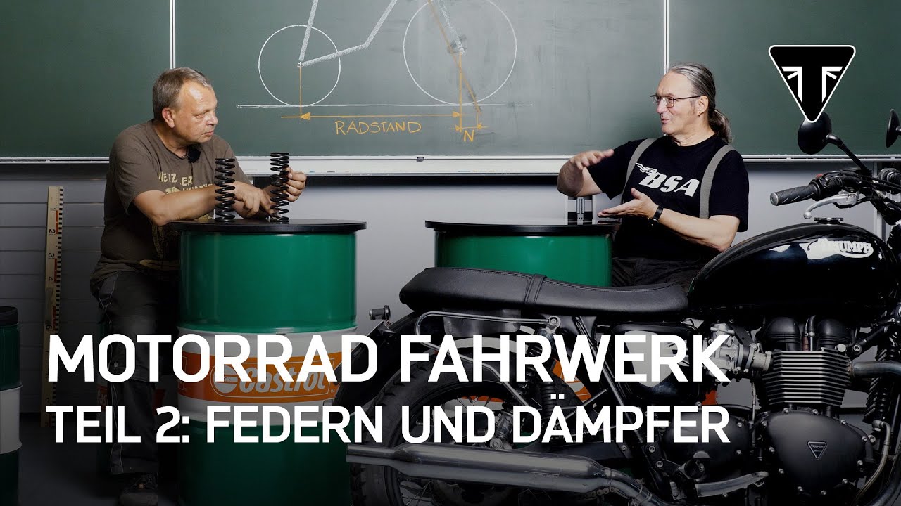 Motorrad Fahrwerk Teil 2 - Federn und Dämpfer 