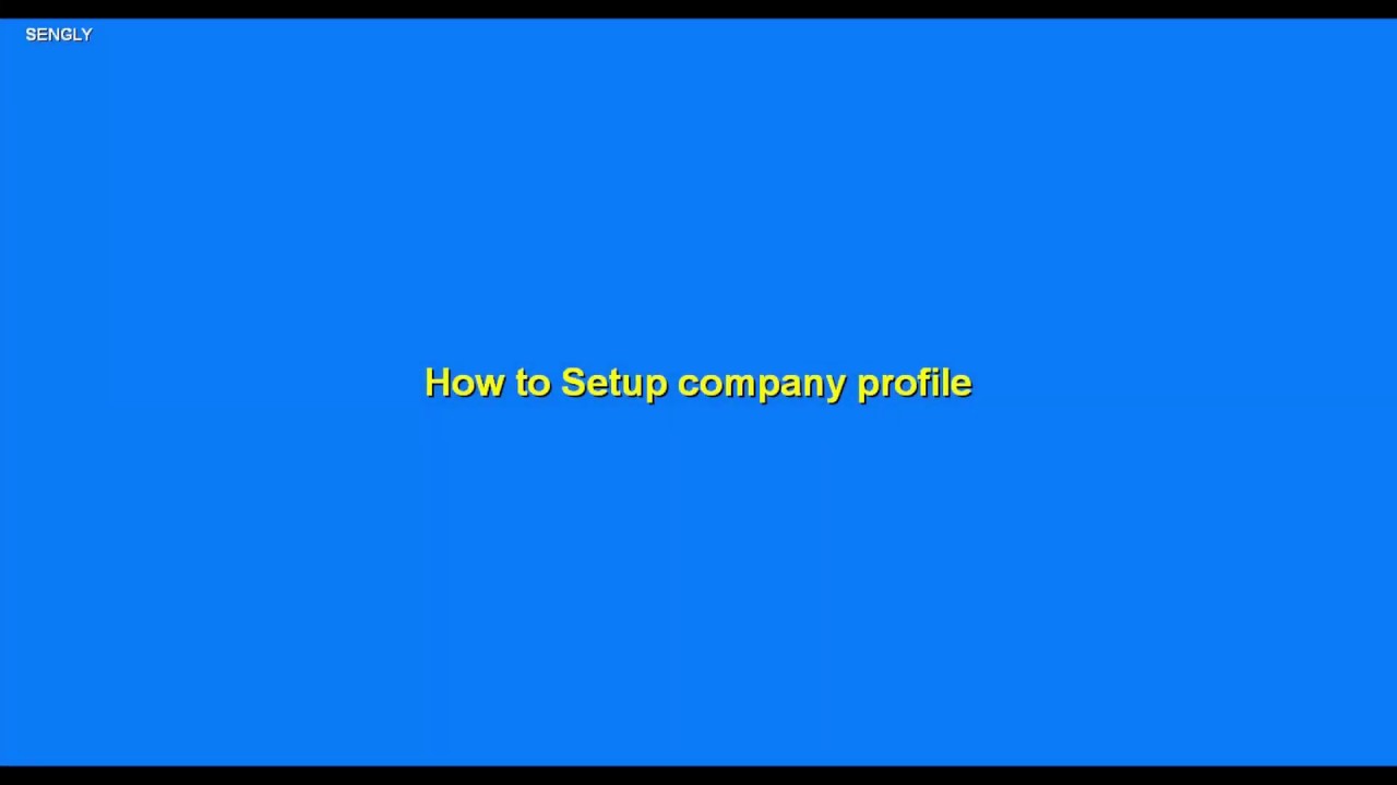 company profile youtube