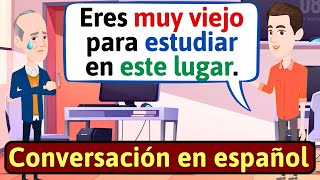 Thumbnail image for APRENDE ESPAÑOL: Muy viejo para estudiar | Conversaciones para aprender español - LEARN SPANISH