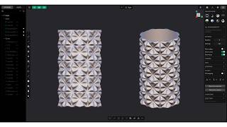 Full Plasticity 3D Tutorial: Geometric Floral Pattern Cylinder Update
