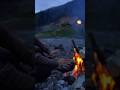 Camping beside a River with my Morning Coffee