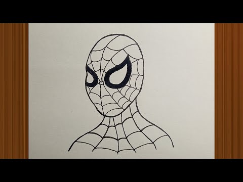 Spider man Drawing Easy / How to Draw a Spiderman Easy