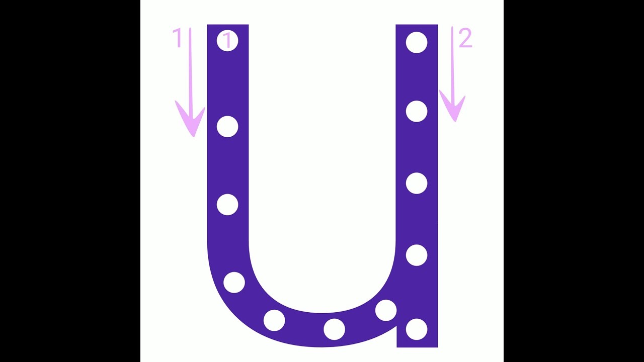 Letter Formation - Uppercase U