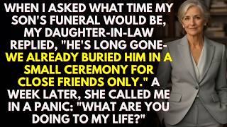 When I asked what time my son’s funeral would be, my daughter-in-law replied, “He’s long gone...