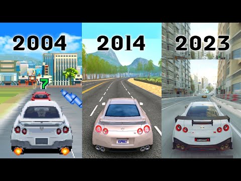 Evolution of All Asphalt Games - Asphalt 1 to Asphalt 9: Legend Android & iOS {2004-2023}