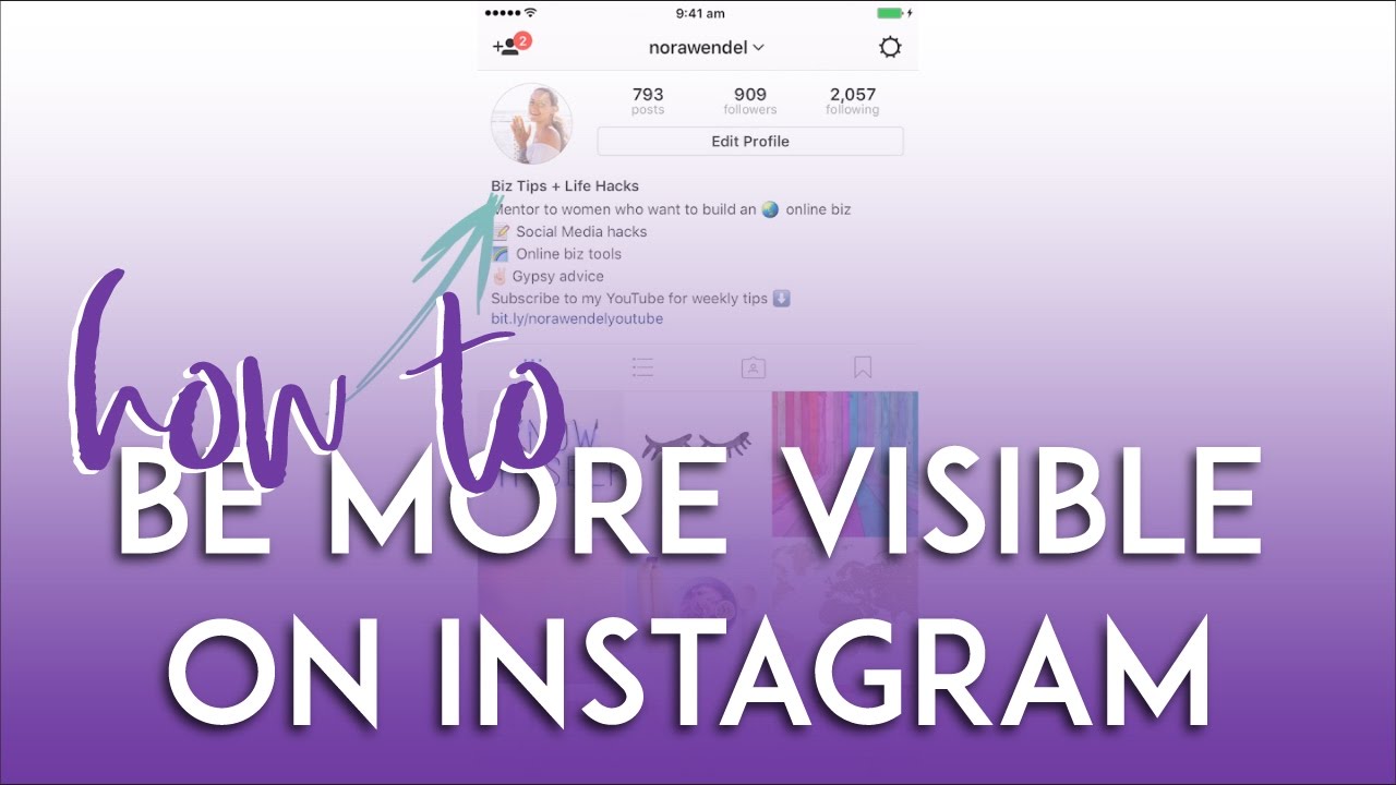 how-to-be-more-visible-on-instagram-instagram-hacks-youtube