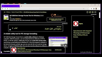 hp usb disk storage format tool powdered by hp