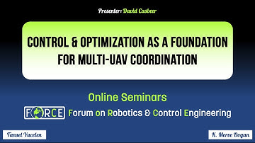 Control & Optimization as a Foundation for M-UAV Coordination - David Casbeer, AFRL (FoRCE Seminars)