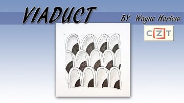 如何畫一般圖樣How to draw the Tangle Pattern VIADUCT