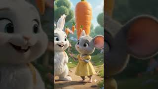 🐰✨ Bobo Bunny Finds a MAGIC CARROT! 🥕 | Kids Cartoon #shorts Part 1 #viral