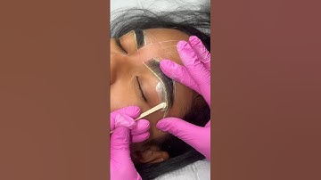 Brow wax 💫💖 #browartist #brows #browwax #browmapping