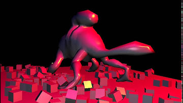 [OpenGL] Vertex animation, phong lighting, rigid body simulation