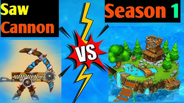 The Catapult 2 | All Boss Rush Using Saw Cannon | Season 1