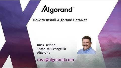 How to Install Algorand BetaNet