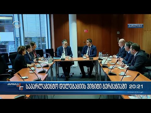 საპარლამენტიო დელეგაციას გერმანიამ დაუდასტურა, რომ კანდიდატის სტატუსის არმიცემა არასწორი იყო