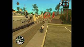 ازاي تعدي مهمه القطار بطريقه سهله في gta san andreas| Train missiongta san andreas