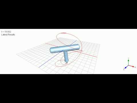 Dzhanibekov Effect Simulation