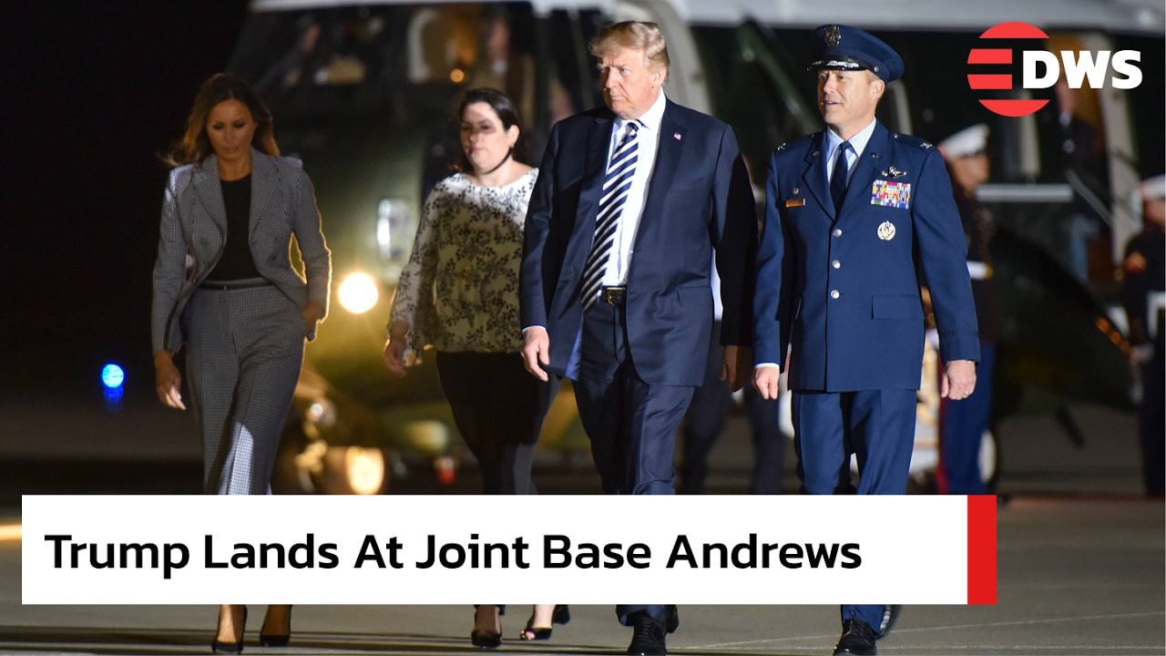 WATCH: President Trump Arrives at Joint Base Andrews After Miami Trip Air Force One Landing | AC14