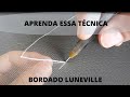 APRENDA BORDAR PEDRARIAS USANDO A TÉCNICA FRANCESA(LUNÉVILLE)PASSO A PASSO MUITO EXPLICATIVO (1ªprt)