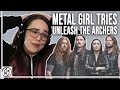 Metal Girl Tries Unleash The Archers