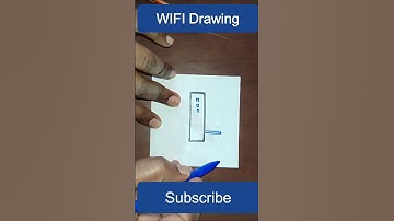 Easy WIFI Router Device Drawing With Marker #Shorts Video