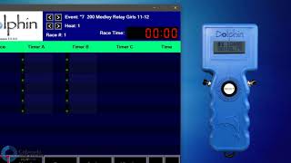 Dolphin Wireless Stopwatch Software: Starting a Race screenshot 2