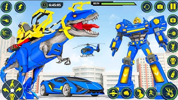 Dino Transform Robot Car Game | Android Ios gameplay