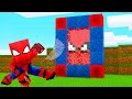 NUNCA ENTRE NO PORTAL DO HOMEM-ARANHA no MINECRAFT