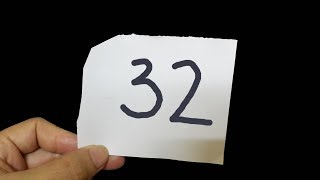 Crazy Magic Trick With Number 32 That Will Blow Your Mind!