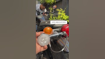 Royal enfield Led Indicators #royalenfield #youtubeshorts #hunter350