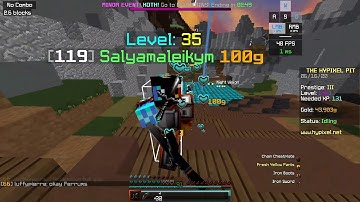 Hypixel Pit - A hopper but with a rank